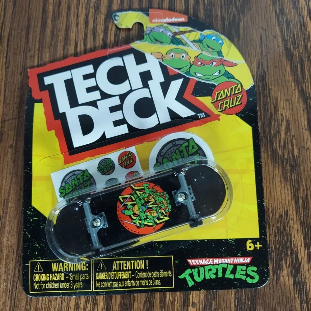 Tech Deck Santa Cruz  Teenage Mutant Ninja Turtles Nickelodeon  Set Of 4